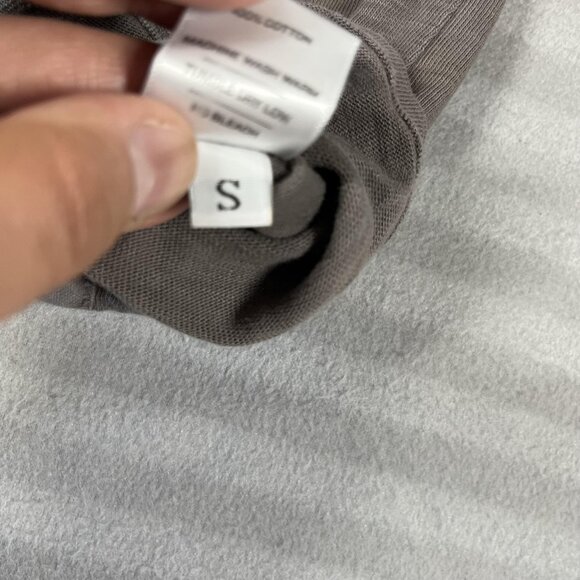 American Giant Shirt Womens Small Gray Long Sleeve Crewneck 100% Cotton USA - Picture 6 of 12